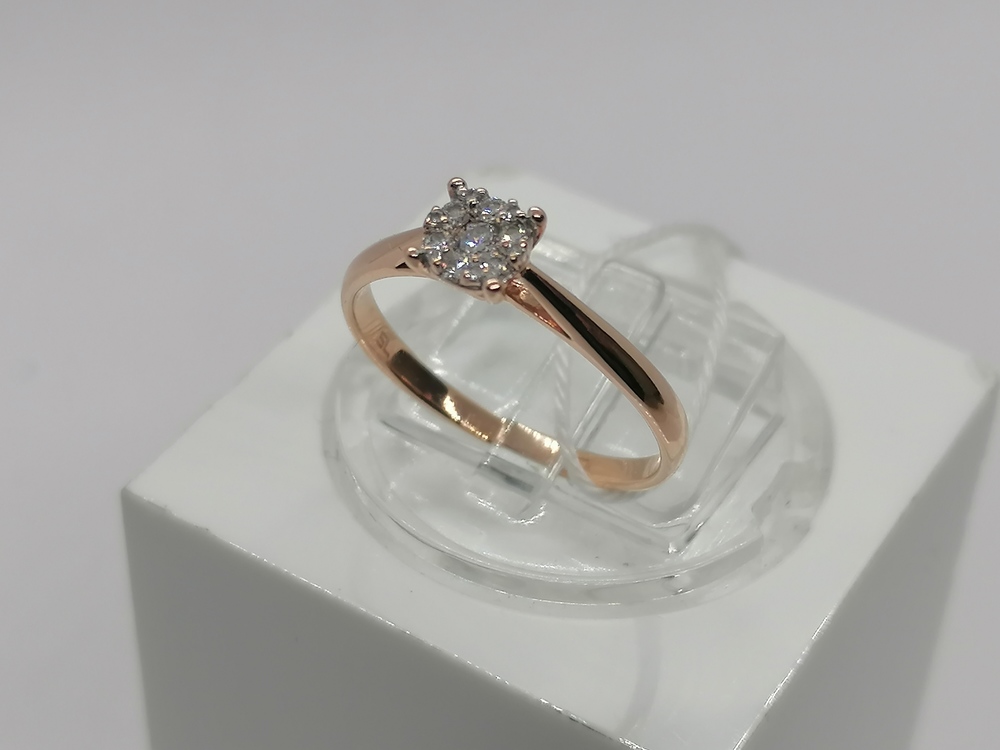 КОЛЬЦО БРИЛЛИАНТ Au 585