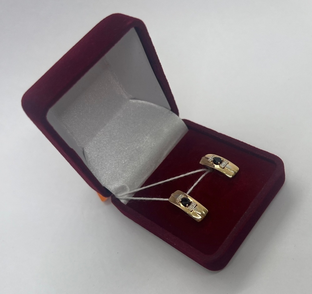 СЕРЬГИ С КАМНЯМИ (Au 585)