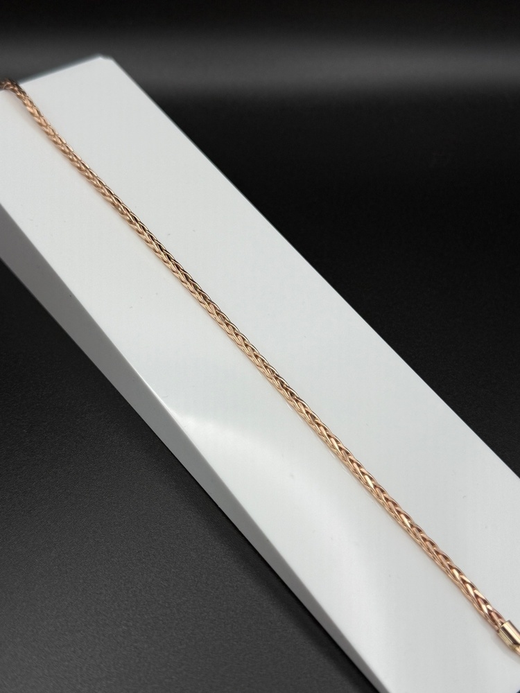 БРАСЛЕТ ПУСТОТЕЛЫЙ Колос (Au 585)