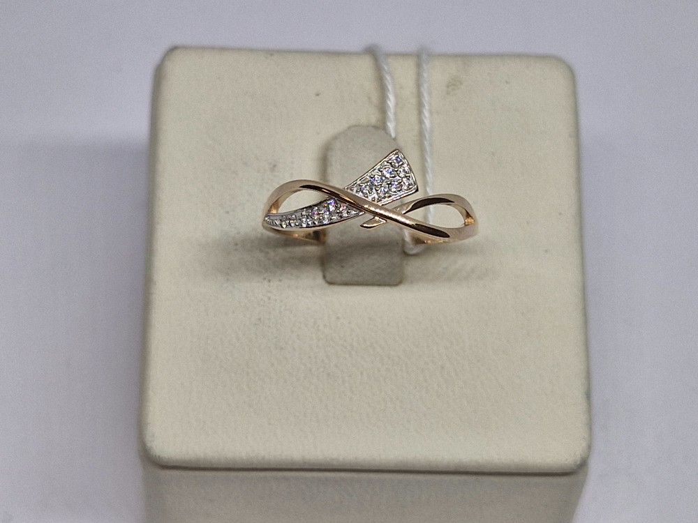 КОЛЬЦО С КАМНЯМИ (Au 585)