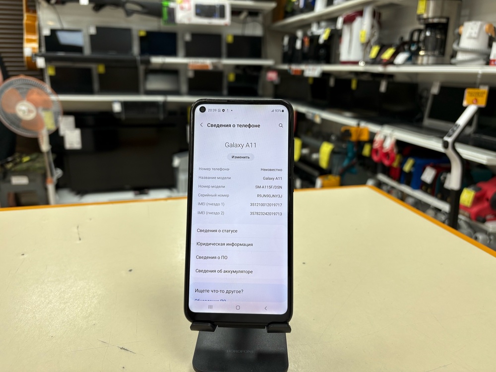 Смартфон Samsung Galaxy A11 2/32