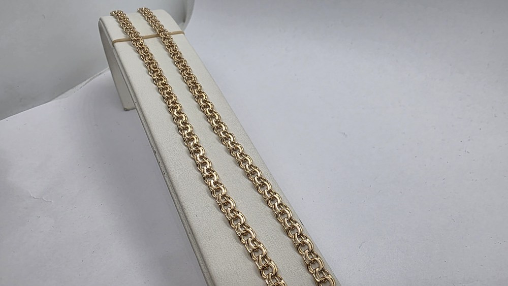 ЦЕПЬ ПОЛНОВЕСНАЯ Бисмарк (Au 585)