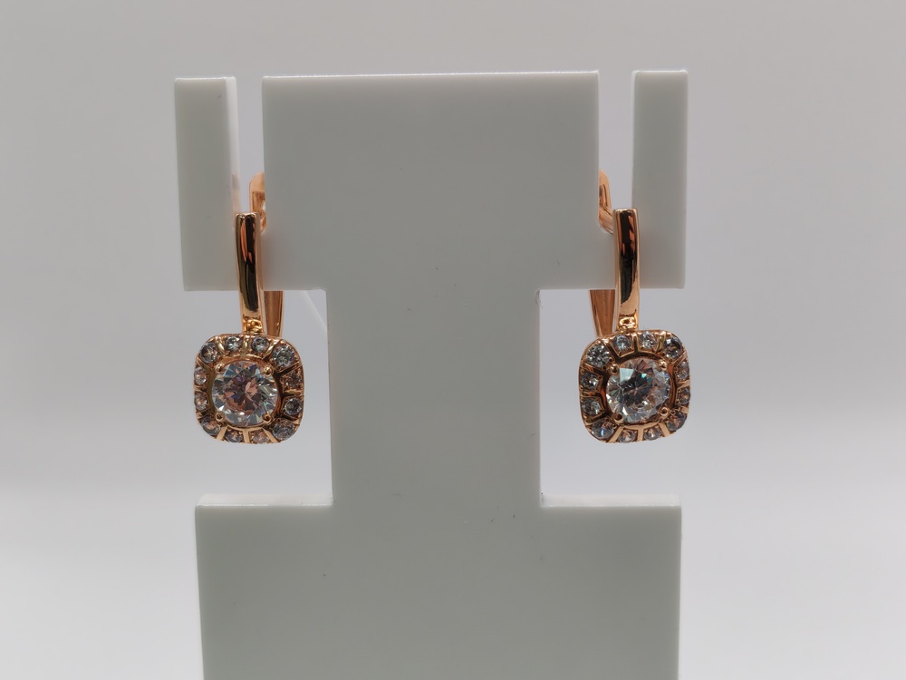 СЕРЬГИ С КАМНЯМИ (Au 585)