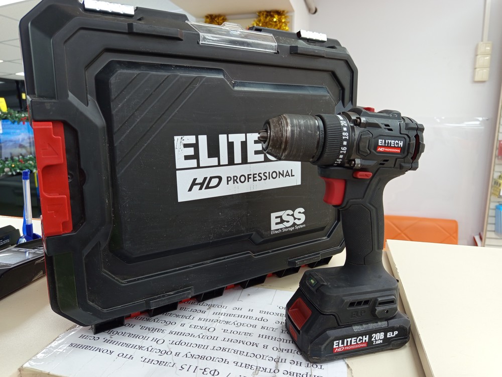 Шуруповерт Elitech CD 20 SL2