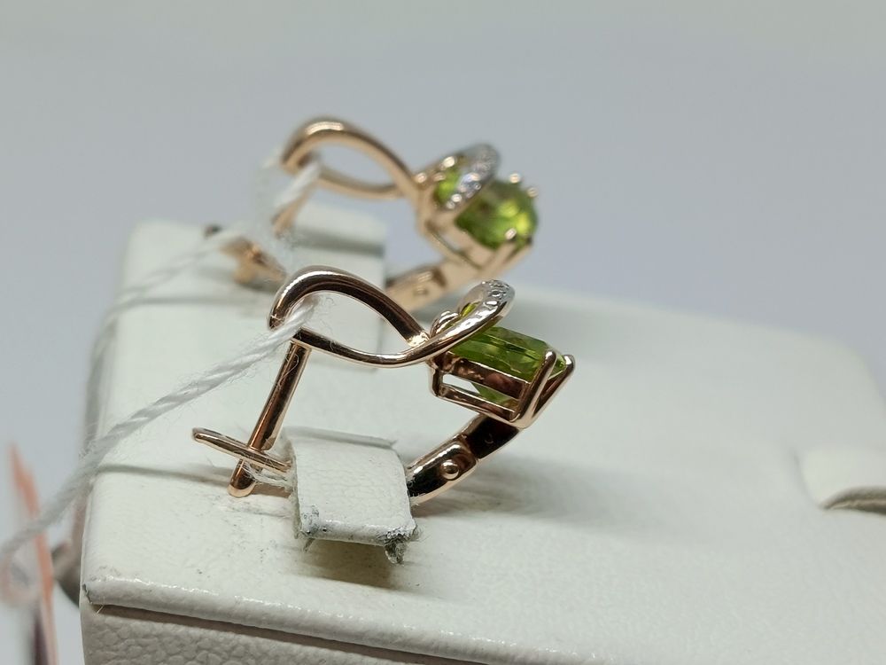 СЕРЬГИ С КАМНЯМИ (Au 585)