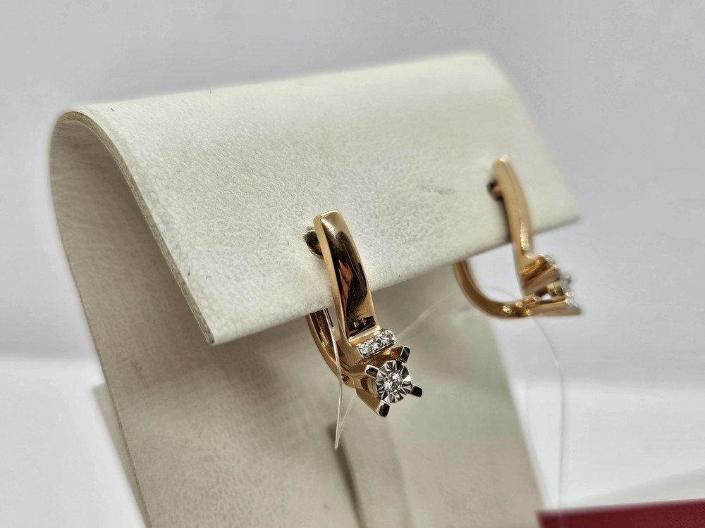 СЕРЬГИ БРИЛЛИАНТ (Au 585)