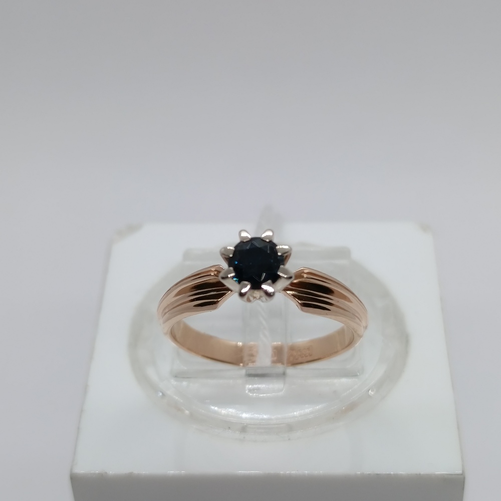 КОЛКМ585 КОЛЬЦО С КАМНЕМ (Au 585)