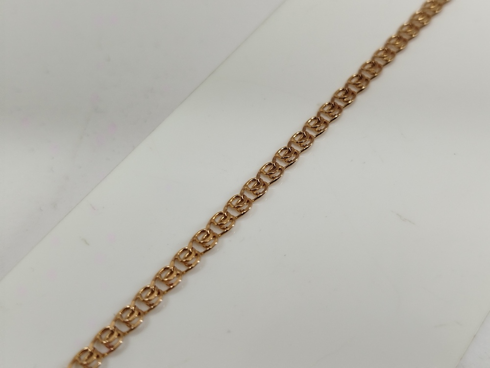 БРАСЛЕТ ПУСТОТЕЛЫЙ Лав Au 585