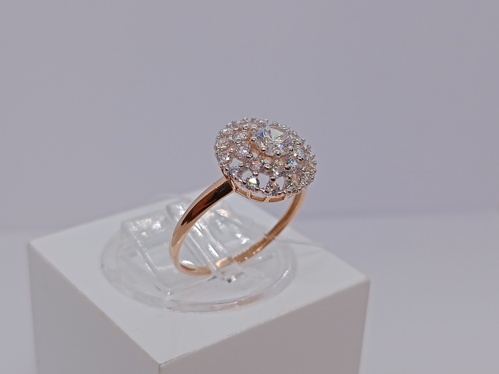 51-110-02419-1 КОЛЬЦО С КАМНЯМИ (Au 585)