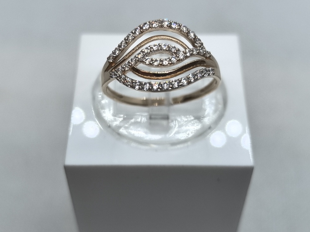 КОЛКМИ585 КОЛЬЦО С КАМНЯМИ (Au 585)