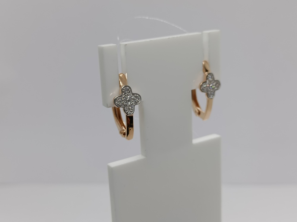 СЕРЬГИ С КАМНЯМИ (Au 585)