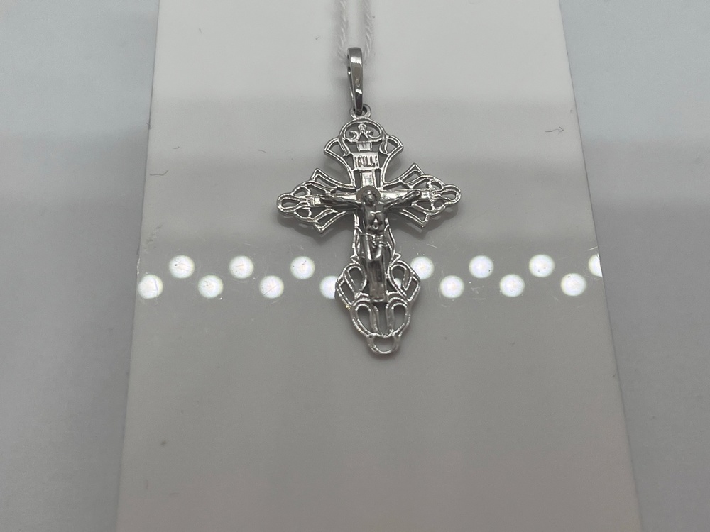 ПОДКБК585 ПОДВЕСКА КРЕСТ БЕЗ КАМНЯ (Au 585)