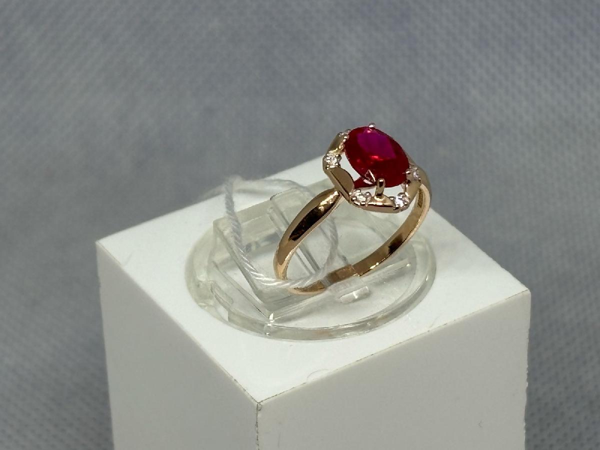 КОЛКМИ585 КОЛЬЦО С КАМНЯМИ (Au 585)