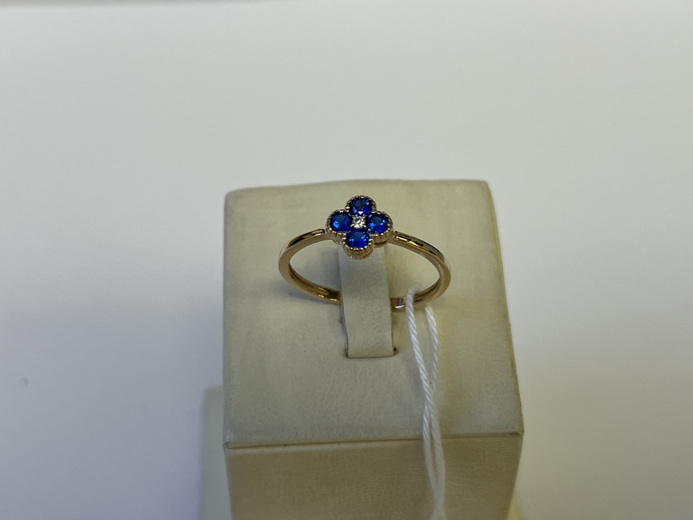 КОЛКМИ585 КОЛЬЦО С КАМНЯМИ (Au 585)