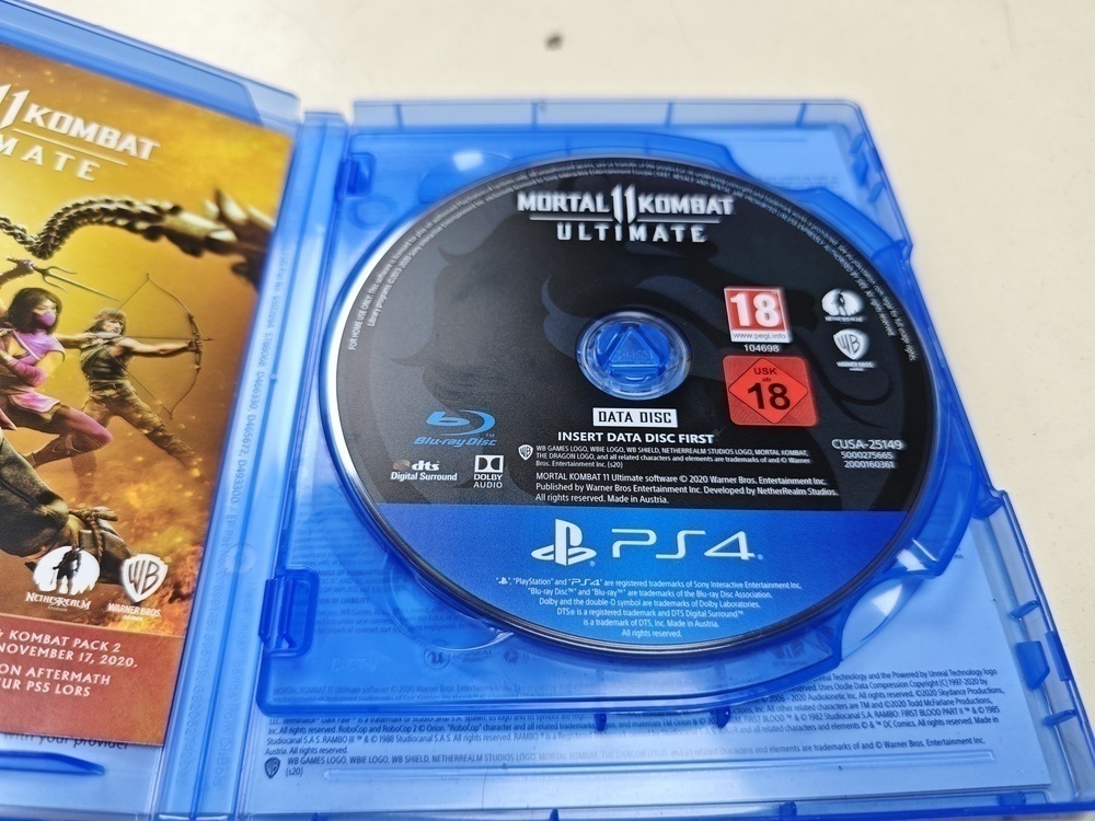 Игра Playstation 4 Mortal Kombat 11 Ultimate