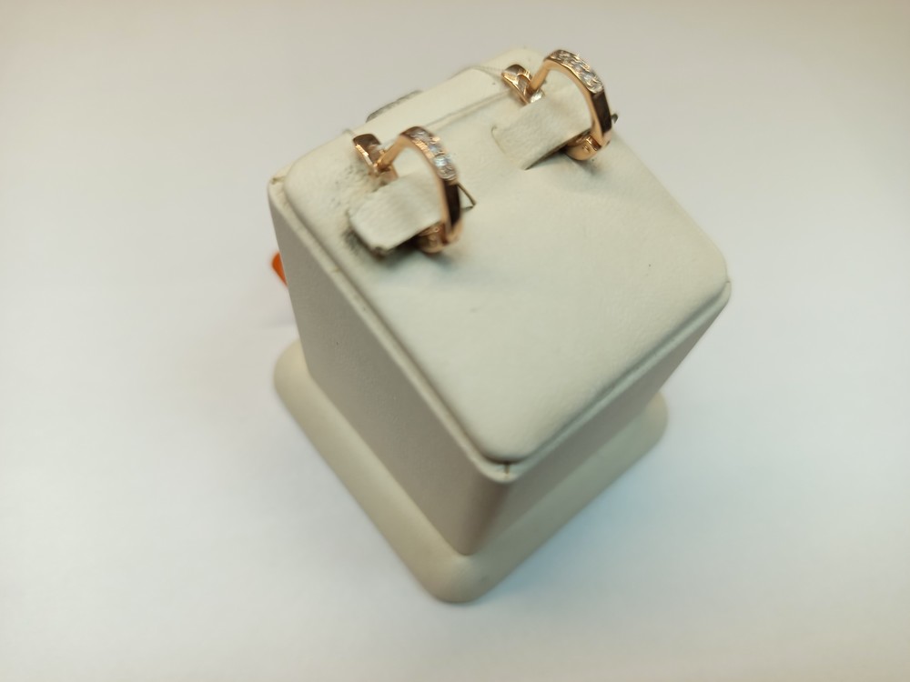 СКМИ585 СЕРЬГИ С КАМНЯМИ (Au 585)