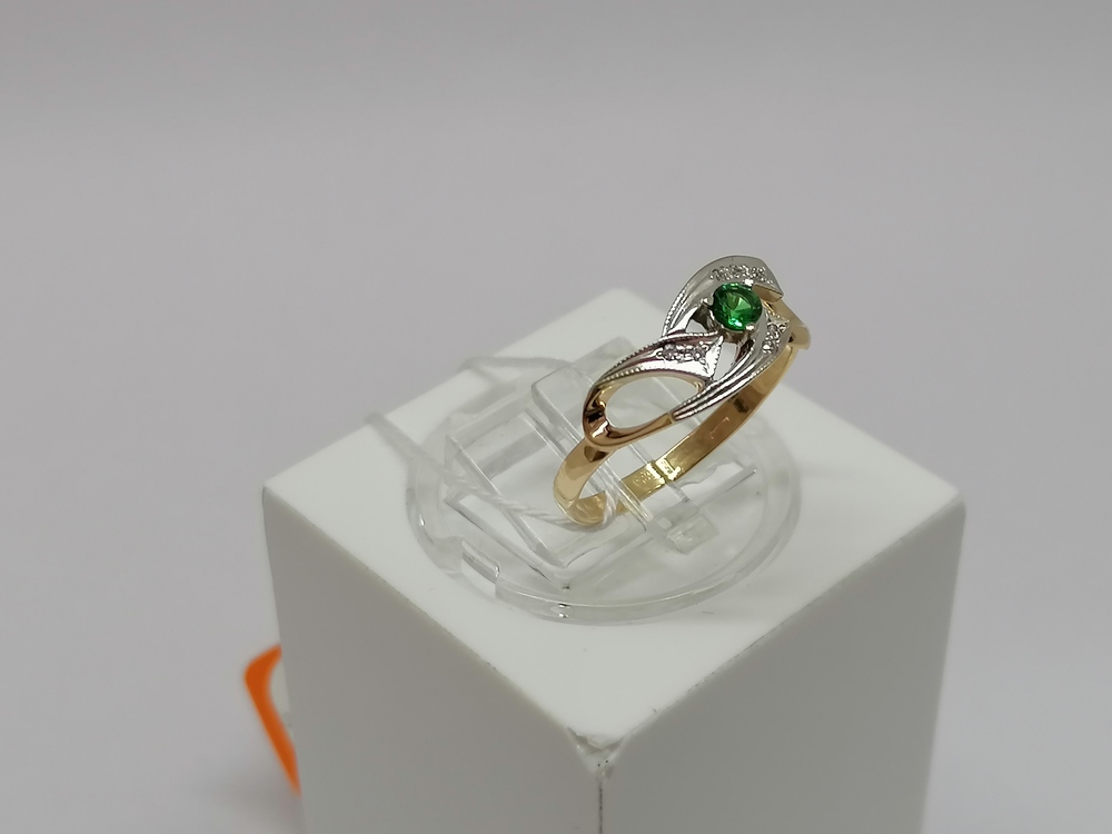 КОЛКМИ585 КОЛЬЦО С КАМНЯМИ (Au 585)