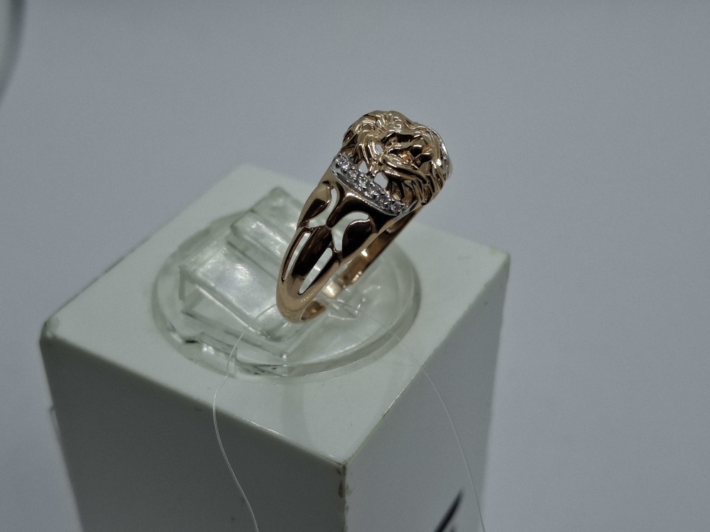 КОЛЬЦО С КАМНЯМИ (Au 585)