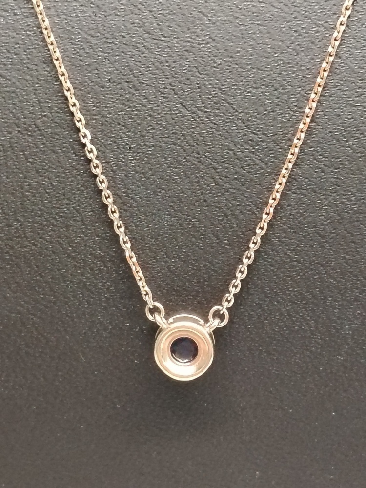 КОЛЬЕ С КАМНЕМ Au 585