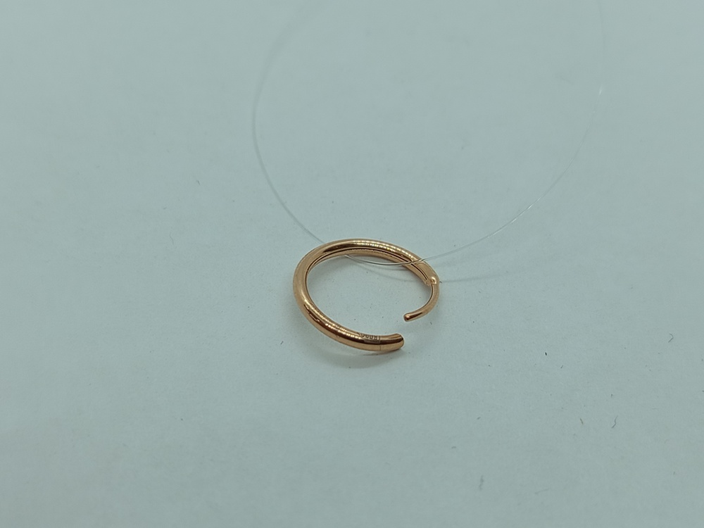 СЕРЬГИ серьга без камня (Au 585)