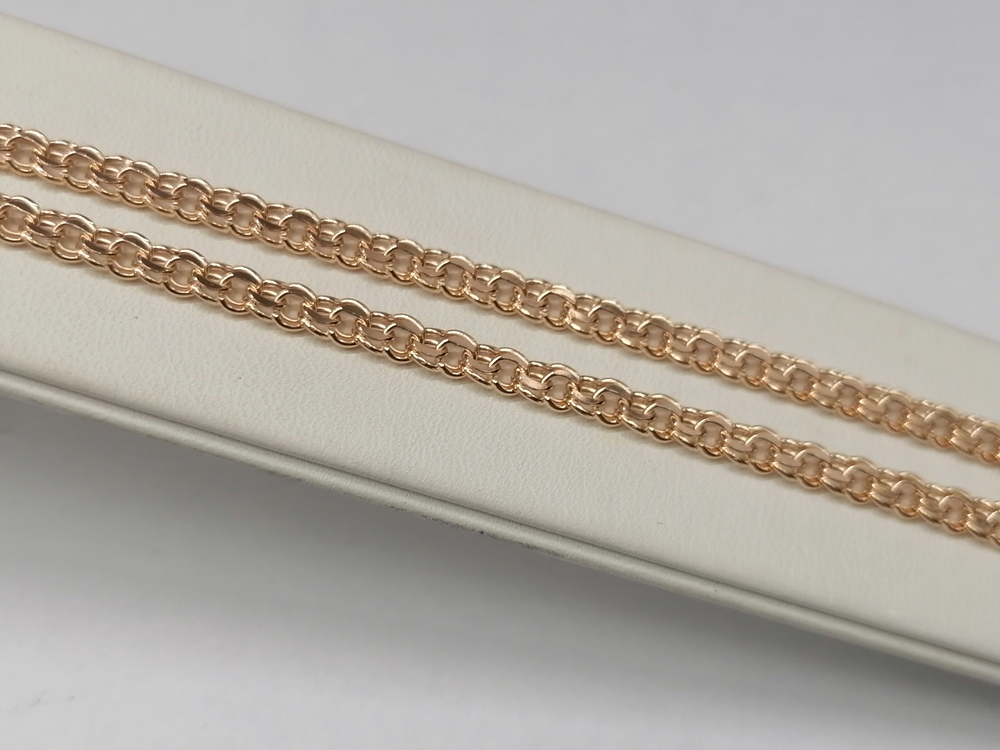 ЦЕПЬ ПУСТОТЕЛАЯ Бисмарк (Au 585)