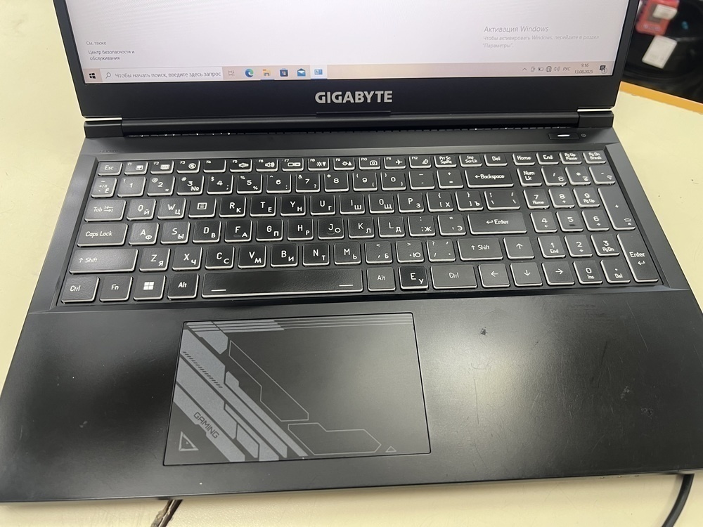 Ноутбук Gigabite; Core i5-12500H, RTX 4050, 16 Гб, 512 GB, Нет