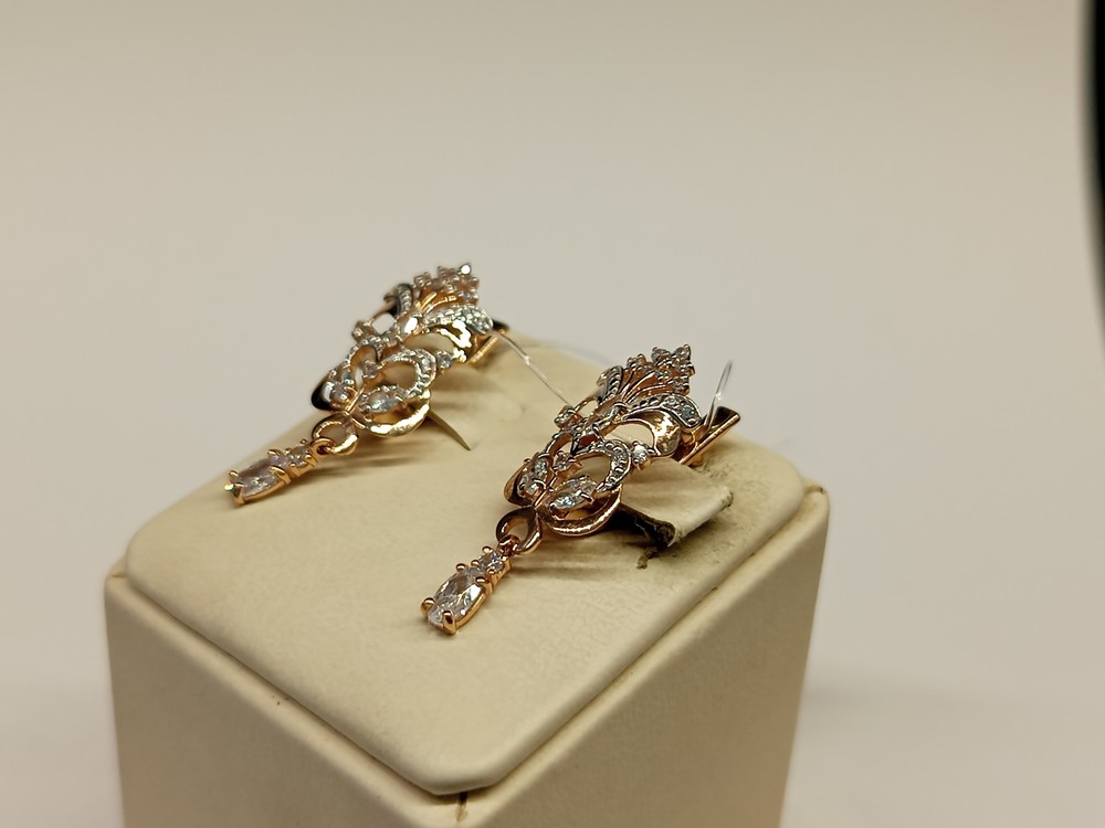 СЕРЬГИ С КАМНЯМИ (Au 585)