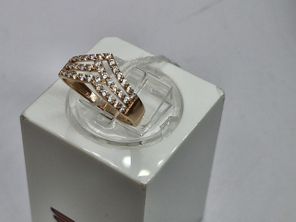 КОЛКМИ585 КОЛЬЦО С КАМНЯМИ (Au 585)