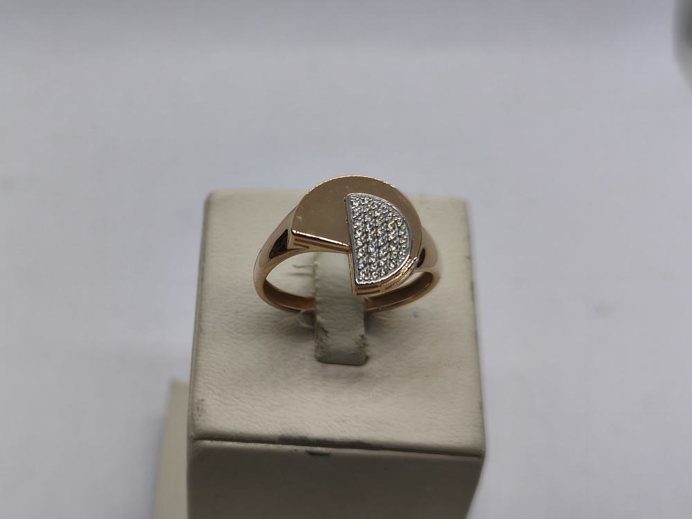 КОЛЬЦО С КАМНЯМИ (Au 585)