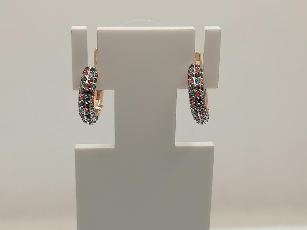 СЕРЬГИ С КАМНЯМИ (Au 585)