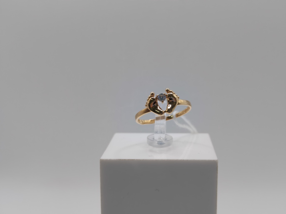 КОЛКМ585 КОЛЬЦО С КАМНЕМ (Au 585)