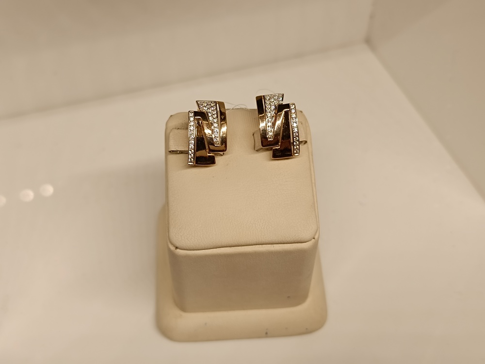 СЕРЬГИ С КАМНЯМИ (Au 585)