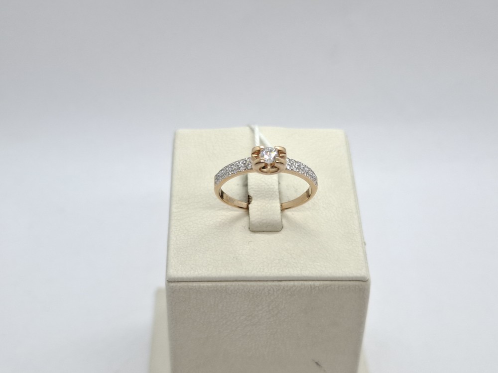 КОЛКМИ585 КОЛЬЦО С КАМНЯМИ (Au 585)