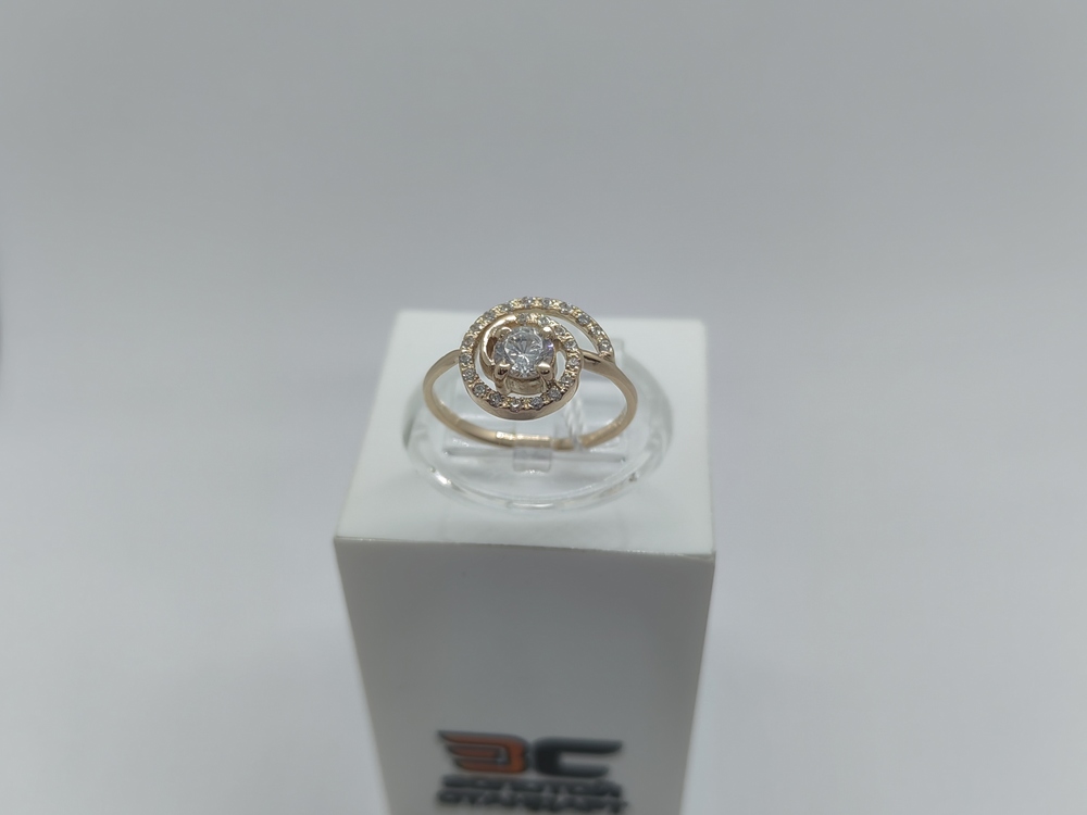КОЛКМИ585 КОЛЬЦО С КАМНЯМИ (Au 585)