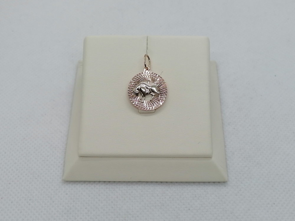 ПОДВЕСКА ЗНАК ЗОДИАКА ТЕЛЕЦ (Au 585)