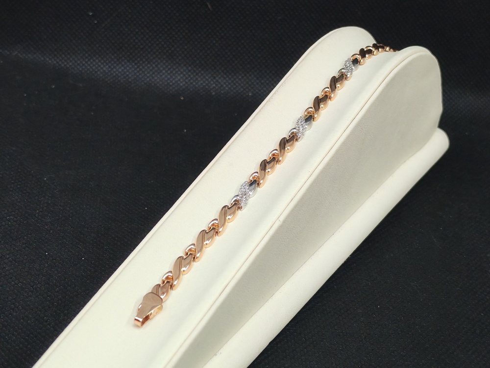 БРАСЛЕТ С КАМНЯМИ (Au 585)