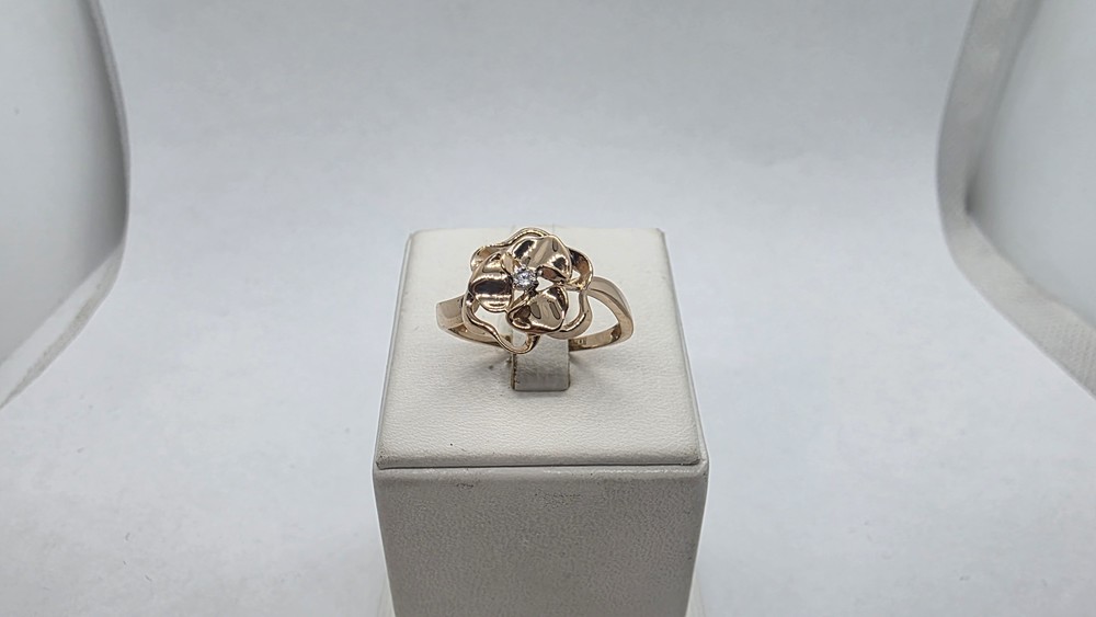 КОЛЬЦО С КАМНЕМ (Au 585)