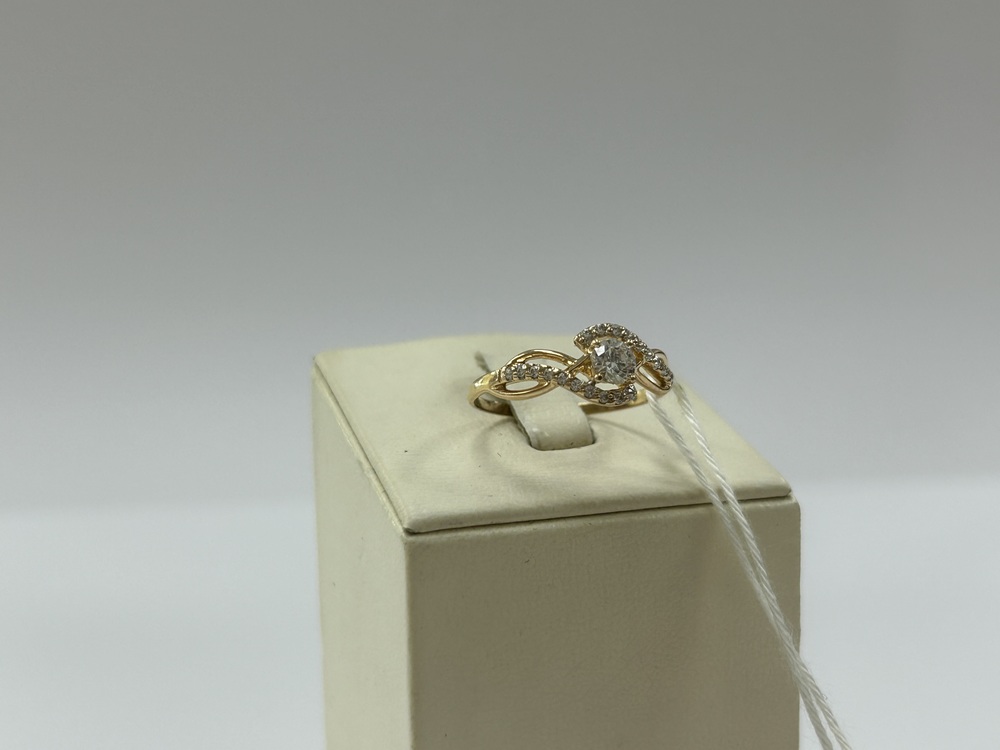 КОЛКМИ585 КОЛЬЦО С КАМНЯМИ (Au 585)