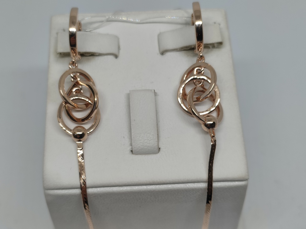 СЕРЬГИ БЕЗ КАМНЯ (Au 585)