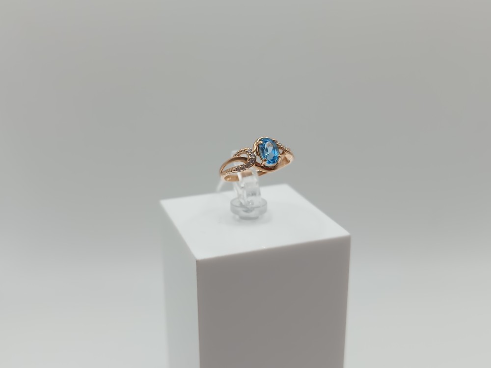 КОЛКМИ585 КОЛЬЦО С КАМНЯМИ (Au 585)