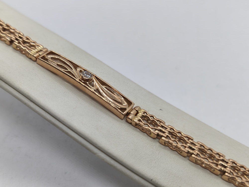 БРАСЛЕТ С КАМНЕМ (Au 583)