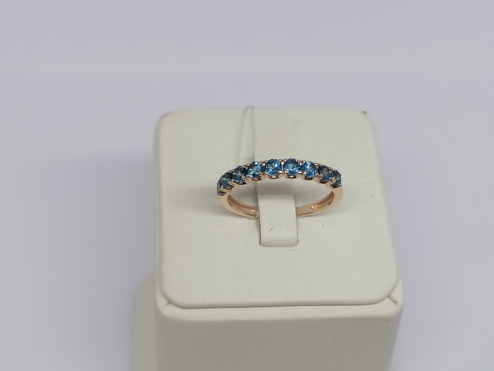 КОЛЬЦО ЛОНДОН ТОПАЗ (Au 585)