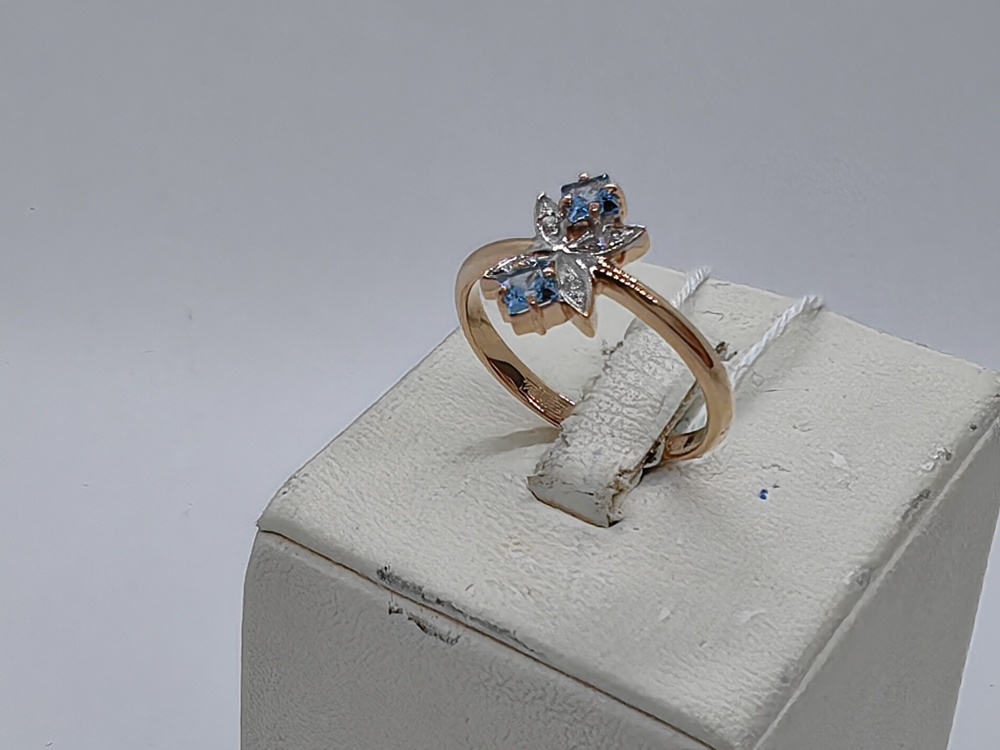 КОЛКМИ585 КОЛЬЦО С КАМНЯМИ (Au 585) КОЛКМИ585 КОЛЬЦО С КАМНЯМИ (Au 585)