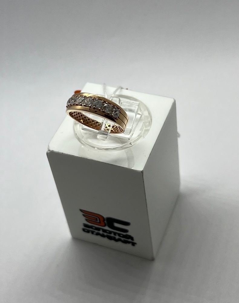 КОЛКМИ585 КОЛЬЦО С КАМНЯМИ (Au 585)