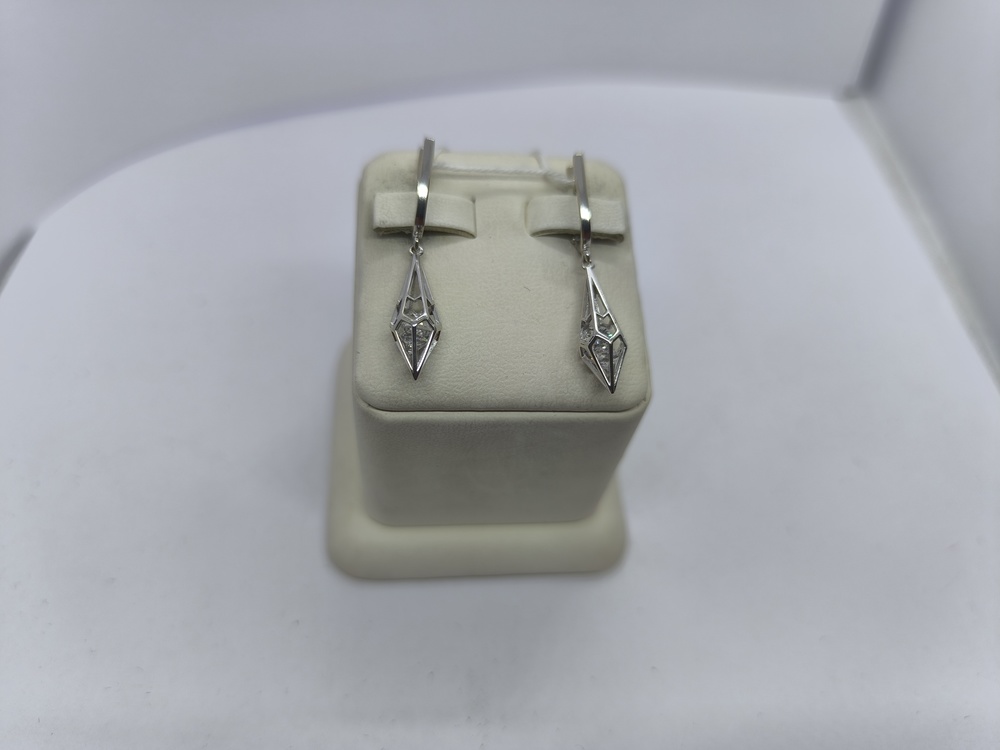 СЕРЬГИ С КАМНЕМ (Au 585)