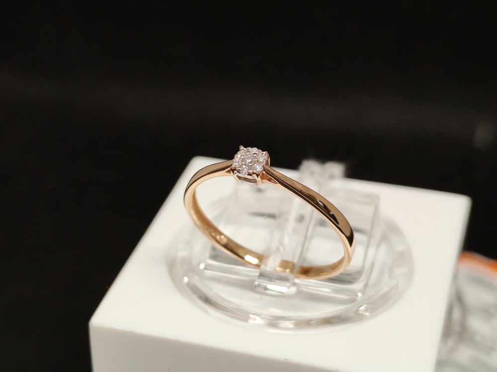 КОЛЬЦО БРИЛЛИАНТ Au 585