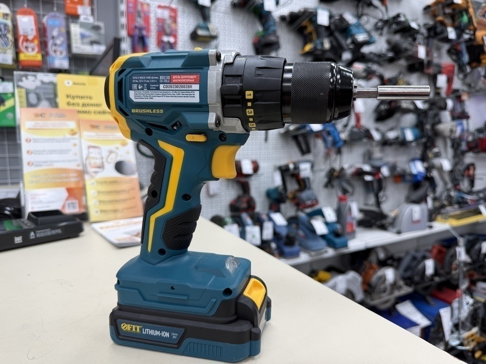 Шуруповерт FIT CD-20LLC 80130
