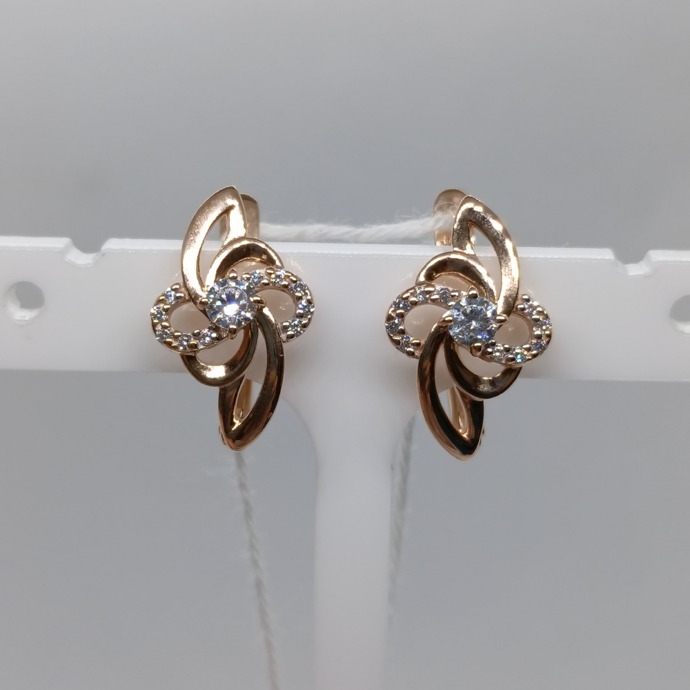 СЕРЬГИ С КАМНЯМИ (Au 585)