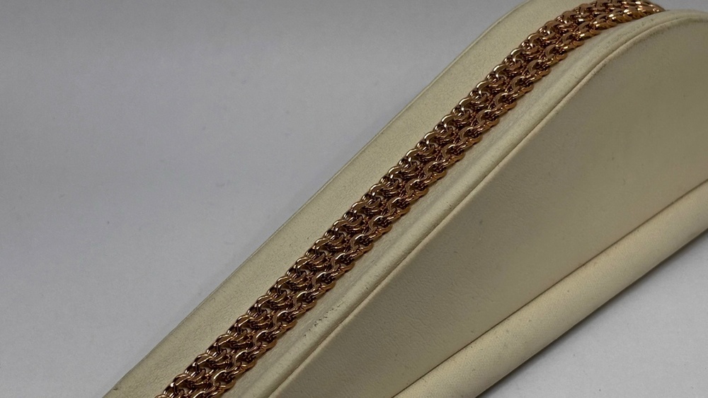 ЦПБС585 ЦЕПЬ ПУСТОТЕЛАЯ Бисмарк (Au 585)