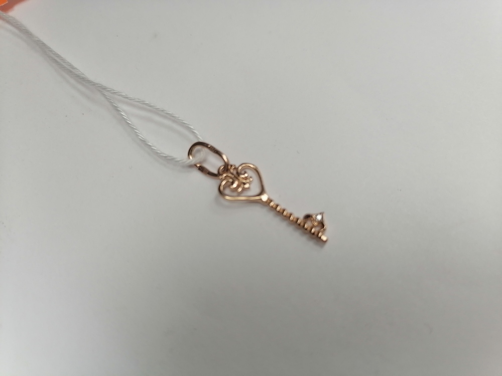 ПОДКМ585 ПОДВЕСКА С КАМНЕМ (Au 585)